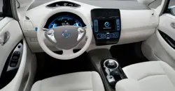 Nissan Leaf Dashboard View