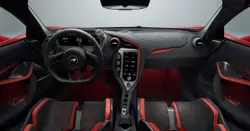2024 McLaren 750S Coupe Dashboard View