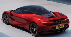 2024 McLaren 750S Coupe Rear 3-Quarter View
