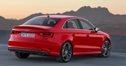 Audi S3 Rear 3-Quarter View