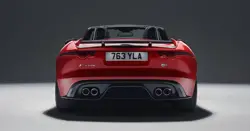 Jaguar F-Type SVR Coupe Rear View