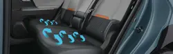 Kia Syros Second Row Seat Recline & Slide with Seat Ventilation