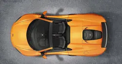 McLaren 650S Spider Aerial View