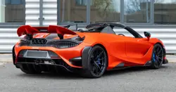 McLaren 765LT Spider Rear 3-Quarter View