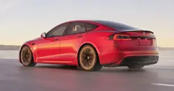 New Tesla Model S Plaid 3-Quarter View