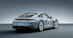 Porsche 911 S/T Rear 3-Quarter View