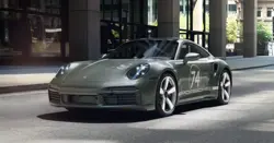 Porsche 911 Turbo 50 Years Front 3-Quarter View