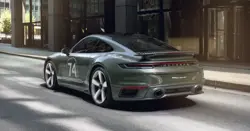 Porsche 911 Turbo 50 Years Rear 3-Quarter View