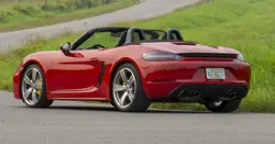 Porsche Boxster GTS Rear 3-Quarter View