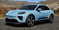 Porsche Macan EV 4S Front 3-Quarter View