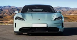 Porsche Taycan Turbo Front View