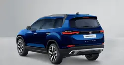 Tata Safari Petrol Rear 3-Quarter View