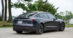Tesla Model 3 Rear 3-Quarter View