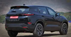 New Tata Harrier Dark Edition Rear 3-Quarter View