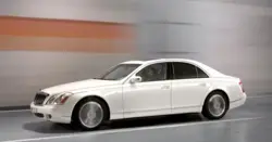  White Maybach 57 (2010)