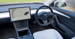 Tesla Model 3 Dashboard View