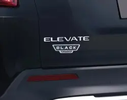 Honda Elevate Black Edition Emblem on Tailgate