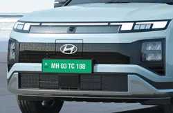 Hyundai Creta Electric Pixelated Graphic Front Grille