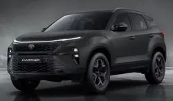 Tata Harrier Stealth Edition Front 3-Quarter View