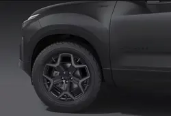 Tata Harrier Stealth Edition Matte Black Alloy Wheels