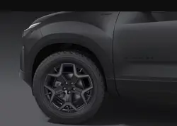 Tata Safari Stealth Edition Matte Black Alloy Wheels