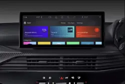 Tata Safari Stealth Edition Touchscreen Infotainment System