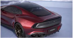 Aston Martin Vanquish Rear Closeup Shot