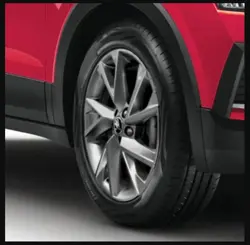 Skoda Kushaq VEGA Silver Alloy Wheel