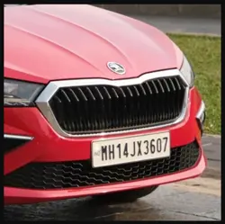 Skoda Slavia Hexagonal Grille with Chrome Surround