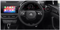 Skoda Slavia Monte Carlo Virtual Cockpit with Red Theme