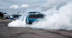 Dodge Challenger SRT HELLCAT Action Shot 1