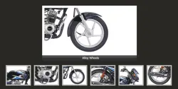 Bajaj CT 100 Alloy Wheels