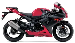2015 Suzuki GSX-R600 Side View (Red-Black)