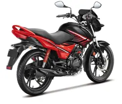 2017 Hero Glamour Rear 3-Quarter