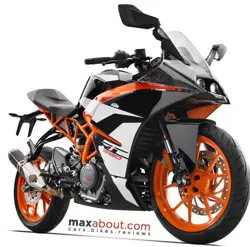 2017 KTM RC 390 Front 3-Quarter