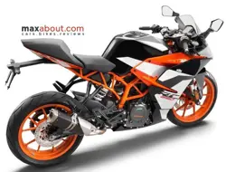 2017 KTM RC 390 Rear 3-Quarter