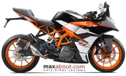 2017 KTM RC 390 Side View