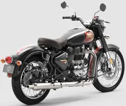 2022 RE Classic 350 Halcyon Black R3Q View