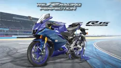 2022 Yamaha R15 V4 Front 3-Quarter View
