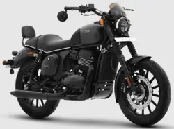 2022 Yezdi Roadster Dark Front 3-Quarter View