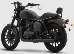 2022 Yezdi Roadster Dark Rear 3-Quarter View