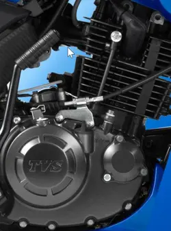 Apache RTR 180 ABS Matte Blue Edition Engine