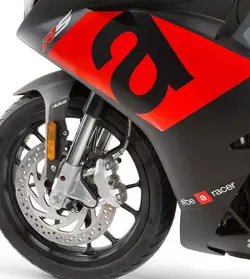 Aprilia RS4 150 Close-up Shot
