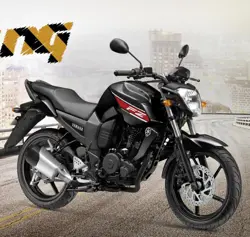 Black Yamaha FZ16