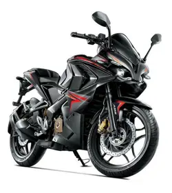 Bajaj Pulsar RS200 'Fear the Black' Edition Front 3-Quarter