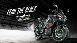 Bajaj Pulsar RS200 'Fear the Black' Edition Official Image