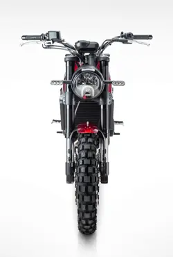 Benelli Leoncino Scrambler Front View