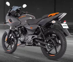 Bajaj Pulsar 180 Neon Rear 3-Quarter View
