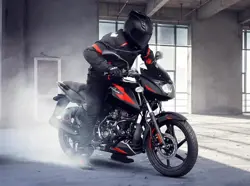 Pulsar 125 Carbon Fibre Split Seat Action Shot 1