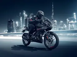Bajaj Pulsar F250 2-Channel ABS Action Shot